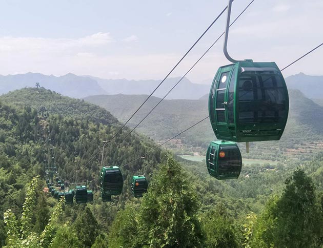 山西芮城圣天湖旅游索道